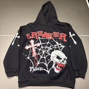 Skull Design Hoodie Long-sleeved Hoodie Men’s small